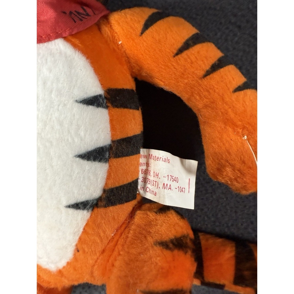 Vintage 1997 Kellogg's Tony the Tiger Frosted Flakes 9" Plush Jointed Toy - Picture 5 of 7